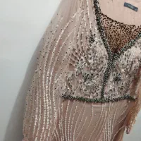 لباس مجلسی آستین دار گیپور|لباس|سهند, |دیوار