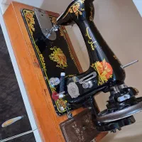 چرخ خیاطی قدیمی ژاپنی شارپ دستی