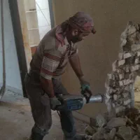 تخریب بادستگاه هلتی|خدمات پیشه و مهارت|لنگرود, |دیوار