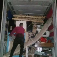 باربری حمل جابه جای بار کارگر وانت خاور