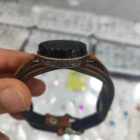 دستبنده امامان چرمه اصل قاب نقره حکاکی شده دستساز|زیورآلات و اکسسوری|محمدیه-قزوین, |دیوار