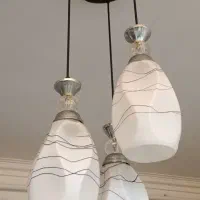 لوستر سه شاخه اصل کریستال