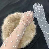 دستکش تور مجلسی عروس|لباس|تهران, شمشیری|دیوار