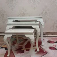 سه عدد عسلی چوبی|مبلمان خانگی و میز عسلی|اردبیل, |دیوار