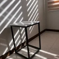 میز عسلی مکعب فلزی چوبی|میز و صندلی غذاخوری|تهران, شادآباد|دیوار