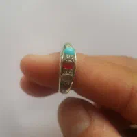 انگشتر پنج نگین اصل زنانه|جواهرات|خمینی‌شهر, |دیوار