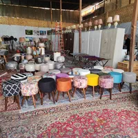 صندلی و پاف ساده و استوانه ای|صندلی و نیمکت|شیراز, سهل‌آباد|دیوار