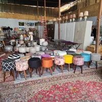 صندلی و پاف ساده و استوانه ای|صندلی و نیمکت|شیراز, سهل‌آباد|دیوار