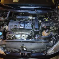 206 sd-v8 مدل93 مشکی|خودرو سواری و وانت|تهران, بریانک|دیوار