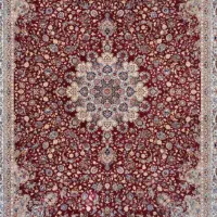 یک تخته فرش ۶ متری ابریشم بهشتی تبریز