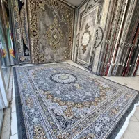 فرش۱۲متری دودی لاکی و‌ الماسی طرح۷۰۰شانه اصل نخbcf