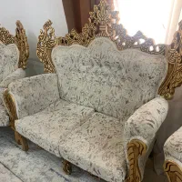 یک دست مبل هفت نفره شیک کاملا سالم و مرتب|مبلمان خانگی و میز عسلی|قم, پردیسان|دیوار