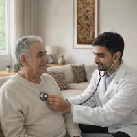 ویزیت پزشک،نمونه گیری،آزمایش خون،تحویل دارو درمنزل