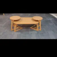 جلو مبلی و عسلی چوبی|مبلمان خانگی و میز عسلی|سقز, |دیوار