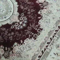 یک تخته فرش ۱۲متری زرشکی کرم بفروش میرسد