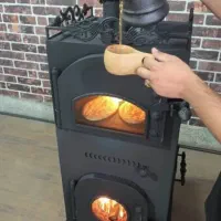 بخاری هیزمی فردار ورق ۳ میل دو طبقه|بخاری، هیتر، شومینه|رشت, منظریه|دیوار