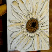 تابلو نقاشی گل برجسته|تابلو، نقاشی، عکس|سمنان, |دیوار