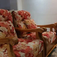 مبل ۸ نفره با جلو مبلی و دو عدد عسلی|مبلمان خانگی و میز عسلی|ساری, |دیوار
