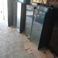 شیشه دوجداره جلو مبلی عسلی میز نهار خوری