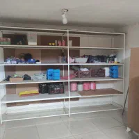 قفسه آهنی با قوطی 2در2
