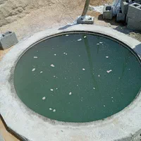 ساخت آب انبار دایره ای با قالب های یک تکه