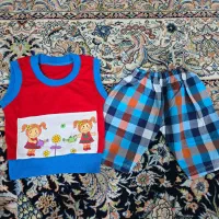 تاپ و شلوارک نوزادی مناسب برای ۳ تا ۵ ماهه|کفش و لباس بچه|دورود, |دیوار