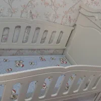 تخت کودک و میز تلویزیون|تخت و سرویس خواب|تبریز, |دیوار