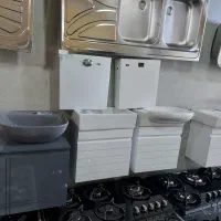 روشویی کابینتی pvc شیرالات