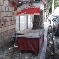 گاری چهار چرخ فلافل یا میوه فروشی