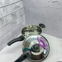 زودپز مایر آلمانی کف چدن/درب پیرکس/جهیزیه|ظروف پختوپز|آباده, |دیوار