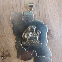 *پلاک و زنجیر نقشه ایران نقره *|جواهرات|شیراز, شهرک سراج|دیوار