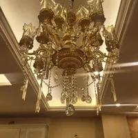 لوستر برنز ابکاری شده طلا