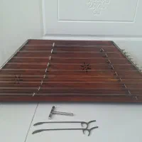 سنتور قدیمی در حد نو با هاردکیس چرم طبیعی با وسایل|سازهای سنتی|مشهد, دانشجو|دیوار