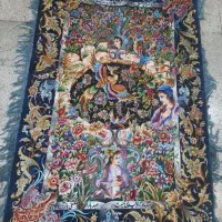 تابلو فرش زرونیم، اثر استاد جلالی(توبه)