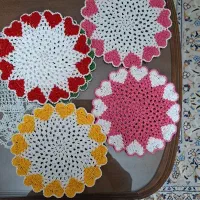 انواع رومیزی دست بافت