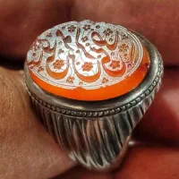 انگشتر نقره مهرداد نقوی عقیق یمنی خط