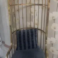 صندلی فلزی شاه نشین|مبلمان خانگی و میز عسلی|کرج, حصارک پایین|دیوار