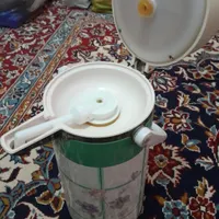 فلاسک پیکوک ژاپنی اصل پمپی قدیمی|سماور، چای‌ساز، قهوه‌ساز|شهرکرد, |دیوار