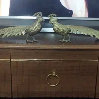 مجسمه برنز  طاووس