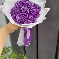 گل روبانی جاودان سفارشی برای تمامی مناسبت ها|گل مصنوعی|اردبیل, |دیوار