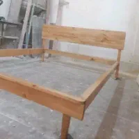 تخت خواب دو نفره دست ساز چوب روس|تخت و سرویس خواب|لنگرود, |دیوار