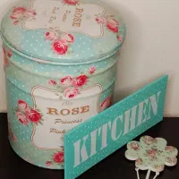 جای برنج و   همراه با تابلو و جا دسمالی ست