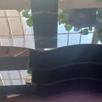 زیرتلویزیونی شیشه ای رنگ مشکی