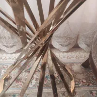 شمعدان طلایی تنگ گیلاس وچک|لوستر و چراغ آویز|قم, زنبیل آباد|دیوار