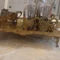 سرویس چای خوری با قندان و سینی|ظروف سرو و پذیرایی|تهران, دربند|دیوار