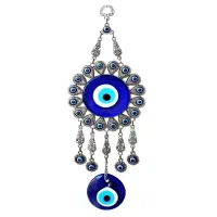 آویز تزیینی طرح چشم نظر مدل پنج شاخه کد 814464