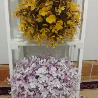 استند با چهار تا گل|گل مصنوعی|ساوه, |دیوار