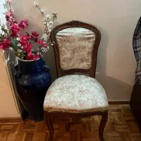 فروش میز نهارخوری و مبل چوبی استیل کارکرده|میز و صندلی غذاخوری|تهران, امیرآباد|دیوار