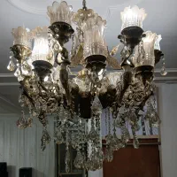 لوستر برنج|لوستر و چراغ آویز|آبیک, |دیوار