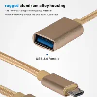 کابل مبدل میکرو یو اس بی OTG|لوازم جانبی موبایل و تبلت|اردبیل, |دیوار